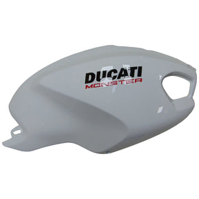 Amotopart Ducati All Years Monster 696/796/1100 S EVO White Fairing Kit