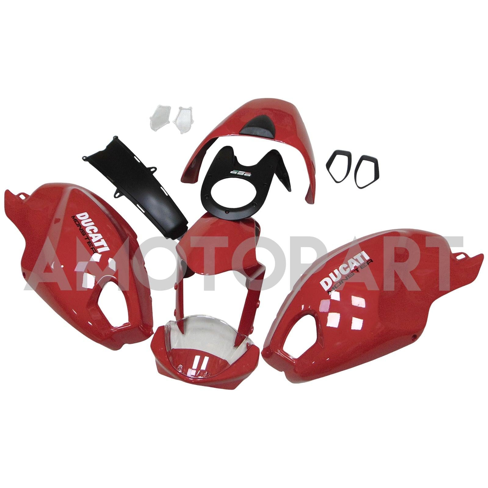 Amotopart Ducati alle Jahre Monster 696/796/1100 S Evo All Redverrückte Kit