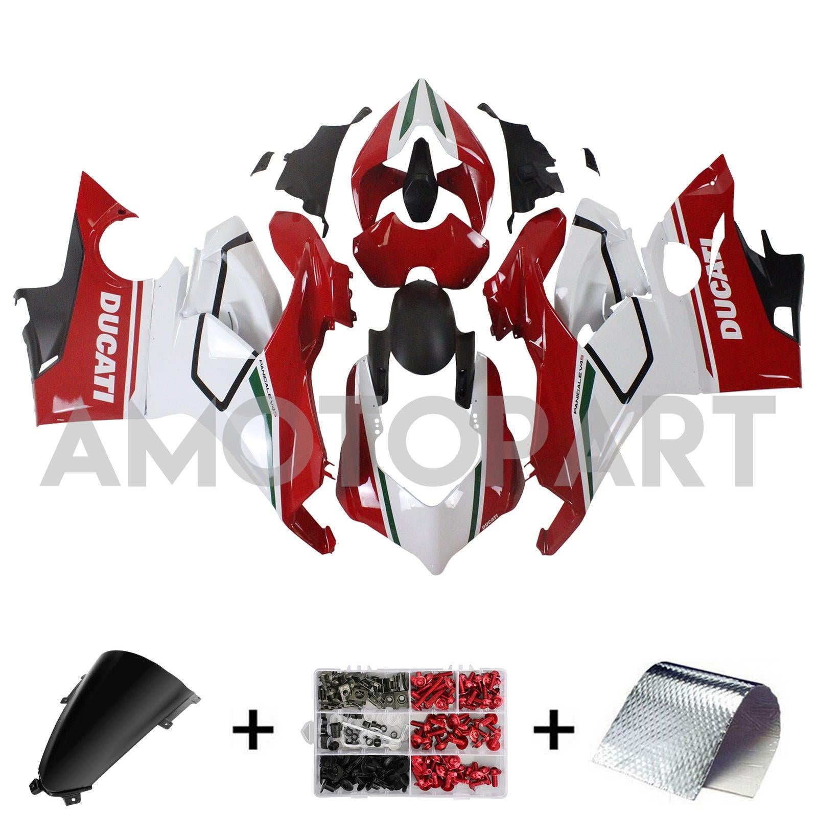 Amotopart Ducati Panigale 2018-2019 V4/V4S Style 12 Abzugskit