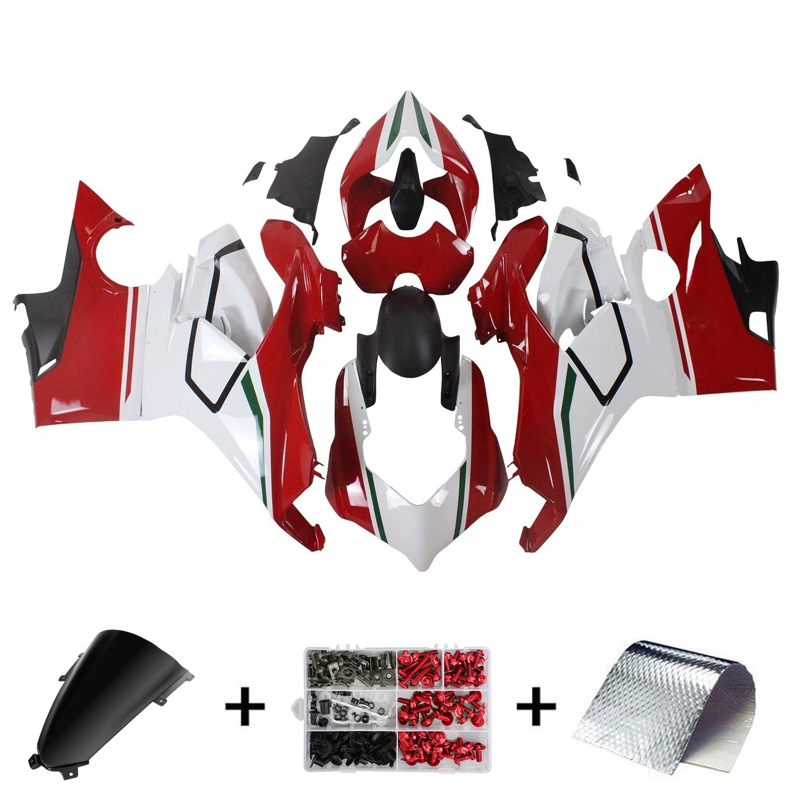 Amotopart Ducati Panigale 2018-2019 V4/V4S Style 12 kuipkit