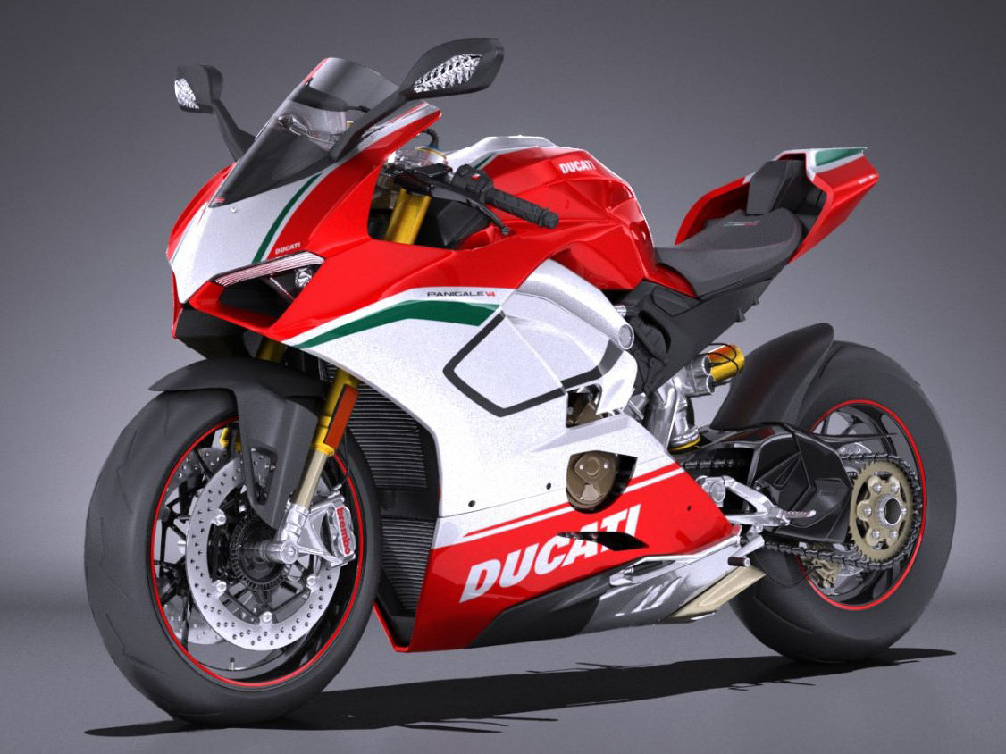 Amotopart Ducati Panigale 2018-2019 V4/V4S & 2018-2020 Panigale V4SP スタイル 12 フェアリングキット