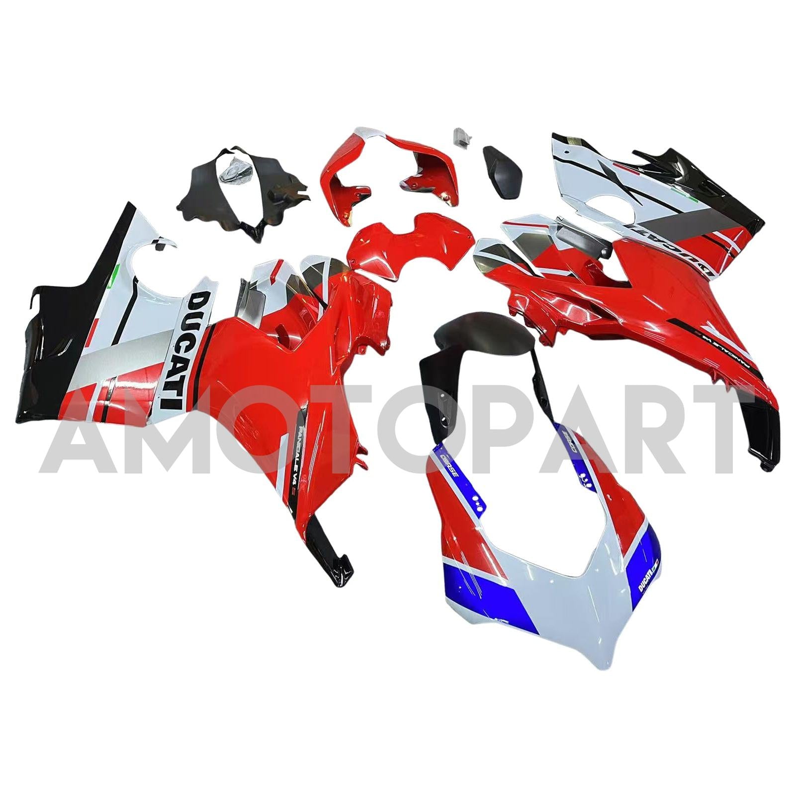 Amotopart Ducati 2018-2019 Panigale V4/V4S Style 11 Fairing Kit