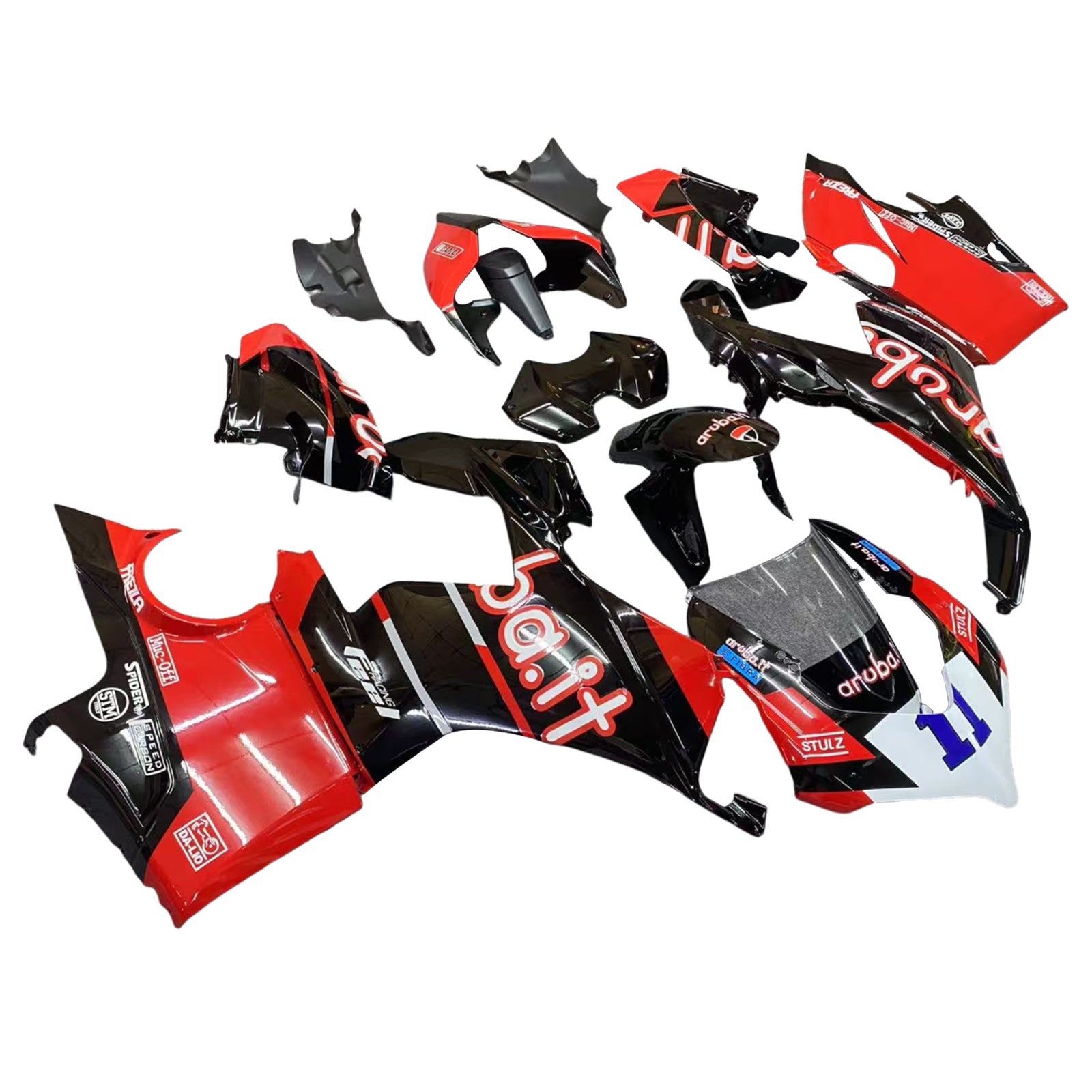 Amotopart Ducati 2018-2019 Panigale V4/V4S Style 2 Fairing Kit