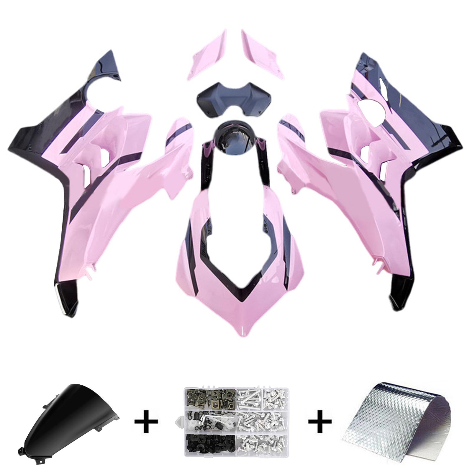 Amotopart Ducati 2018-2019 Panigale V4/V4S Pink Fairing Kit