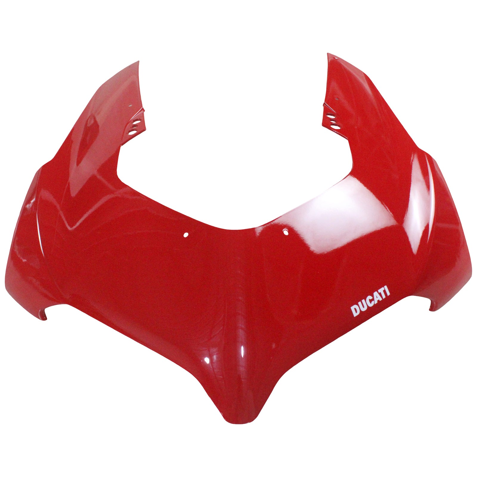 Amotopart Ducati Panigale 20-21 V4/V4S & 21-22 V4SP & 19-22 V4R Red with White Logo Fairing Kit