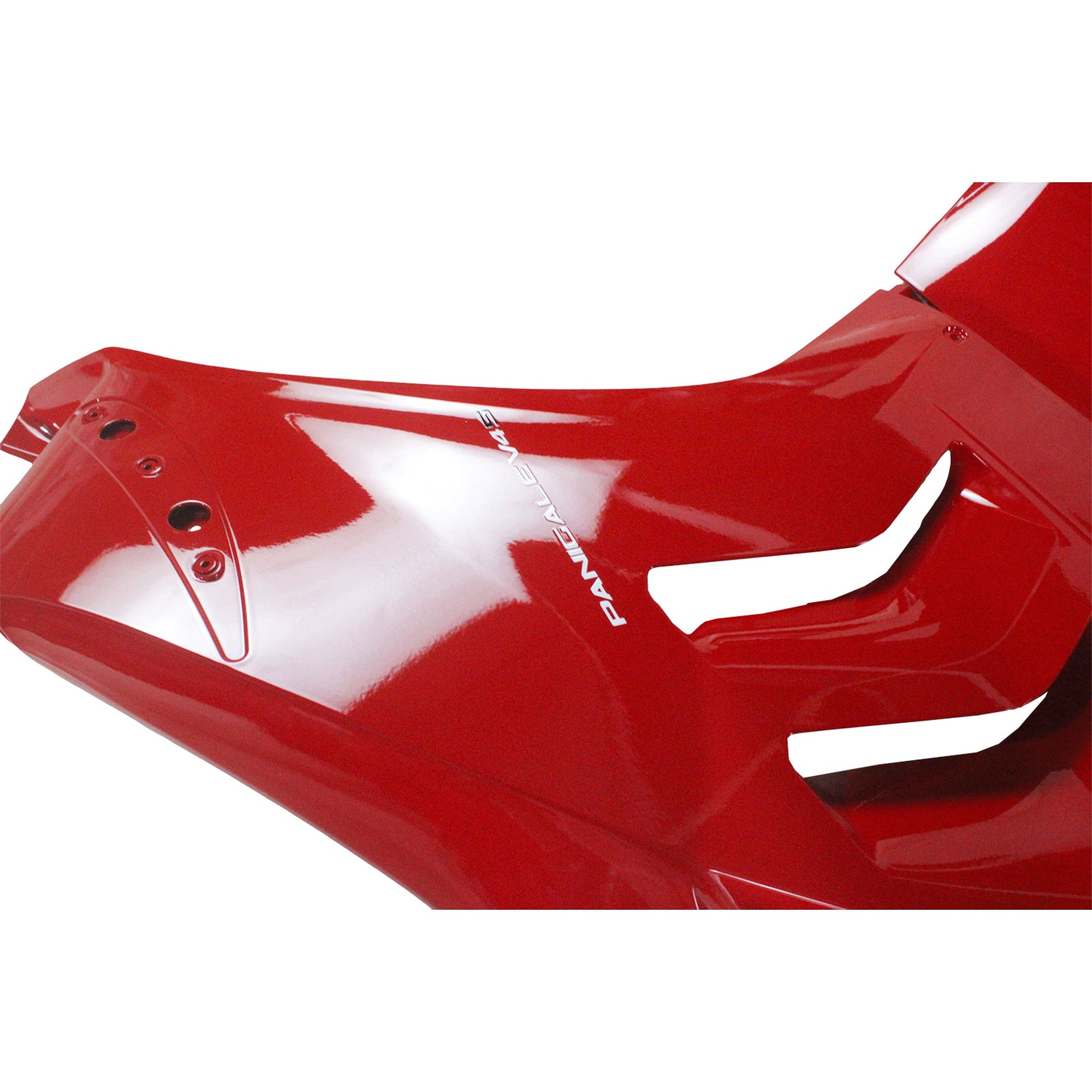 Amotopart Ducati Panigale 20-21 V4/V4S &amp; 21-22 V4SP &amp; 19-22 V4R Rot mit weißem Logo Verkleidungssatz