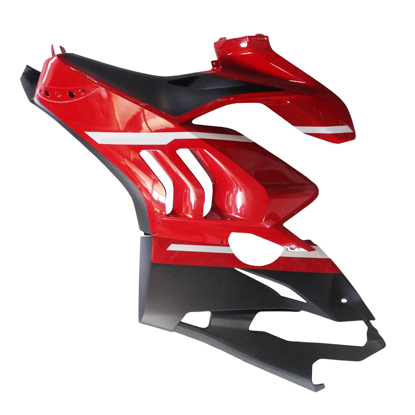 AMOTOPART DUCATI 20-21 PANIGALE V4 V4S White with Red Fairing Kit