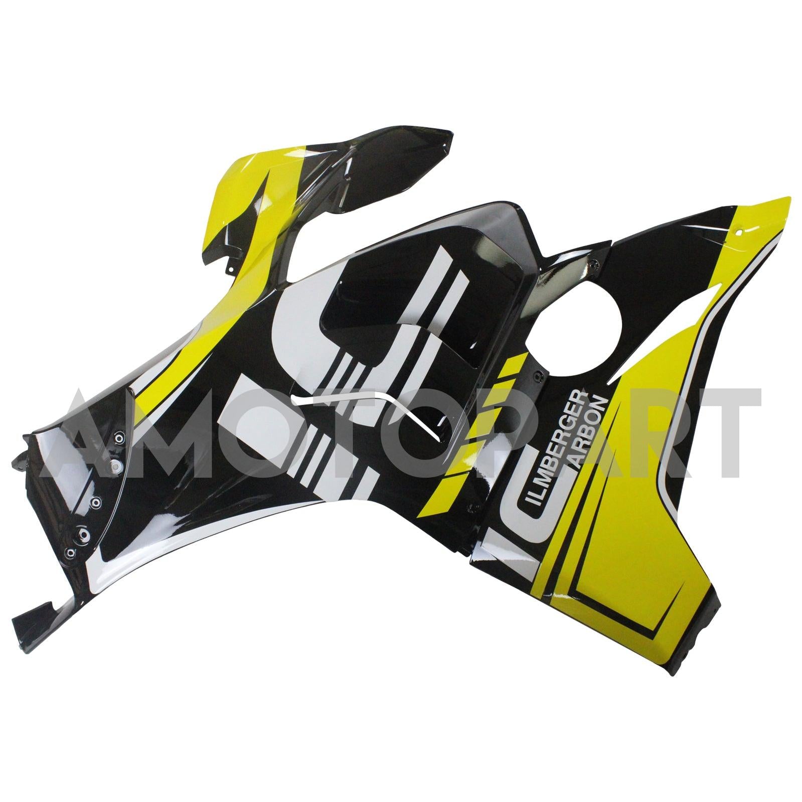 Amotopart Ducati 20-21 Panigale V4 V4S Schwarz&Gelbes Verkleidungsset