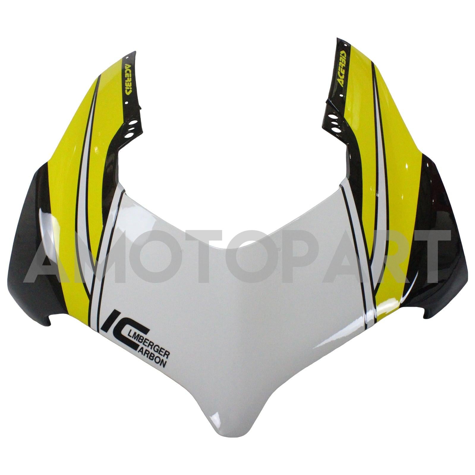 Amotopart Ducati 20-21 Panigale V4 V4S Schwarz&Gelbes Verkleidungsset