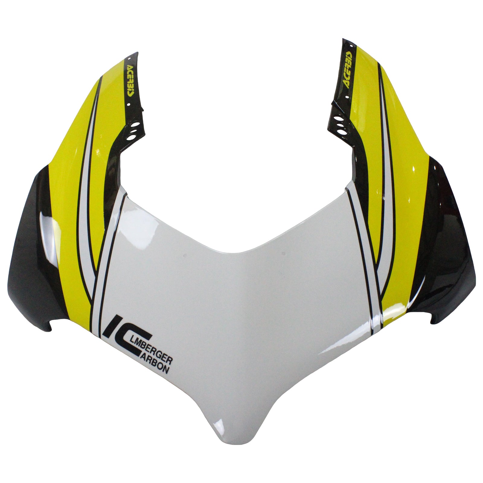 Amotopart Ducati 20-21 PANIGALE V4 V4S Black & Yellow Fairing Kit