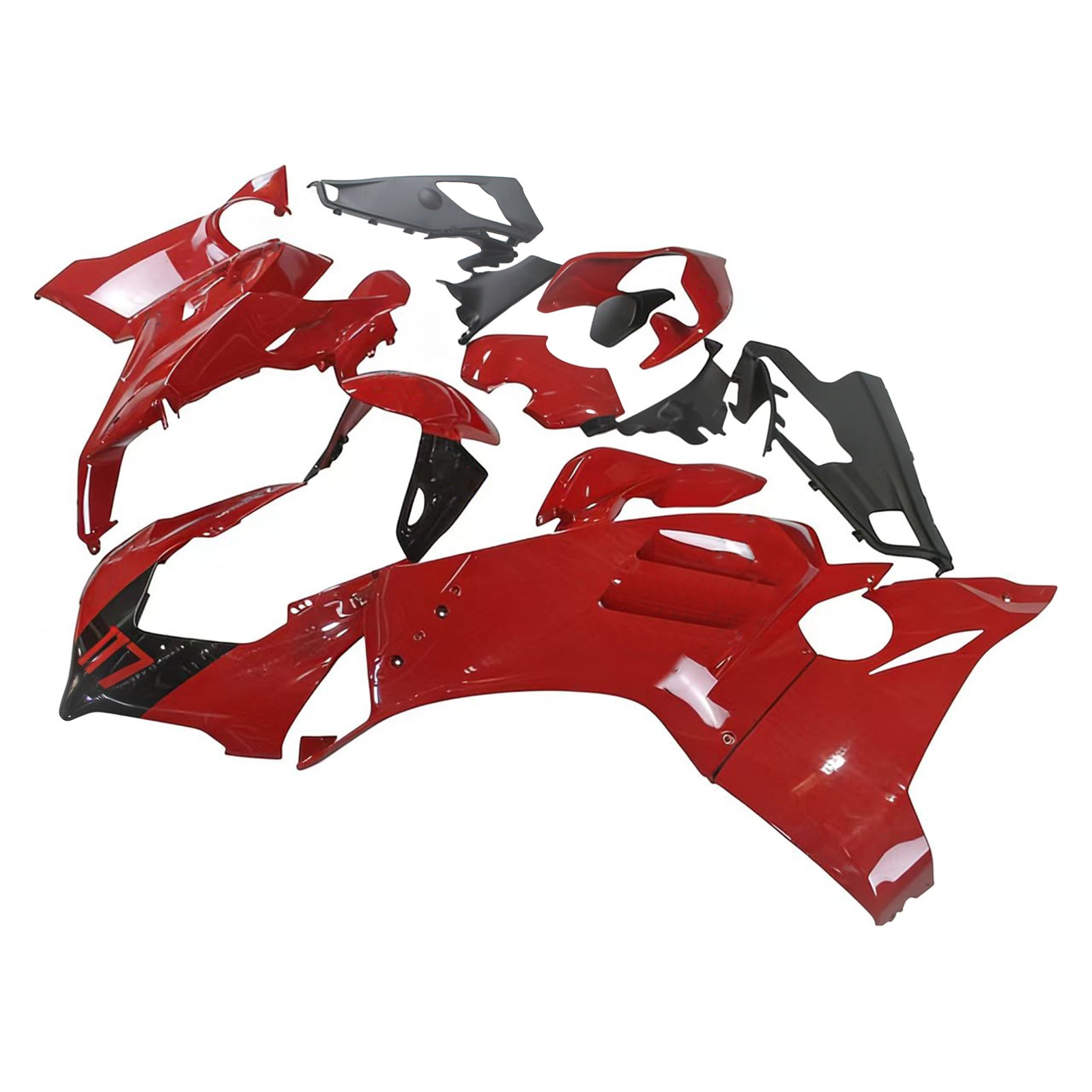 AMOTOPART DUCATI 20-21 PANIGALE V4 V4S RED STYLE2フェアリングキット