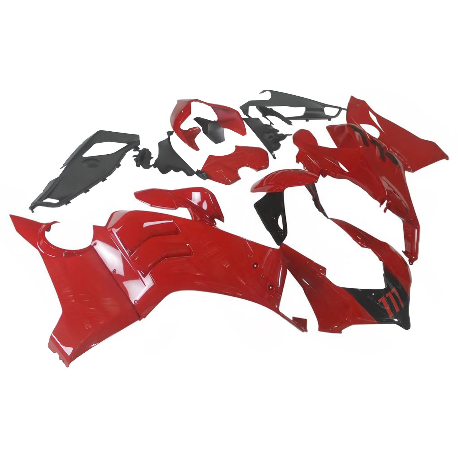 AMOTOPART DUCATI 20-21 PANIGALE V4 V4S RED STYLE2フェアリングキット
