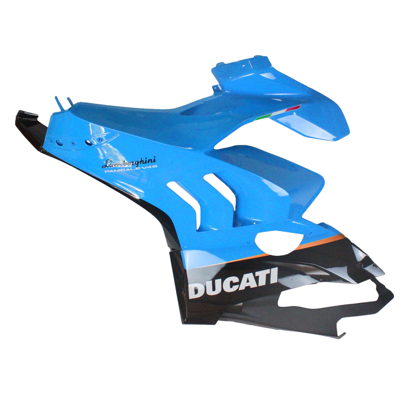 Amotopart Verkleidungsset für Ducati Panigale 20–21 V4/V4S und 21–22 V4SP und 19–22 V4R in Blau und Orange