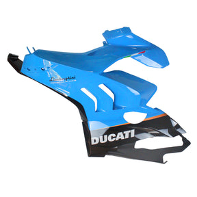 Amotopart Ducati Panigale 20-21 V4/V4S & 21-22 V4SP & 19-22 V4R Kit de carenado azul y naranja