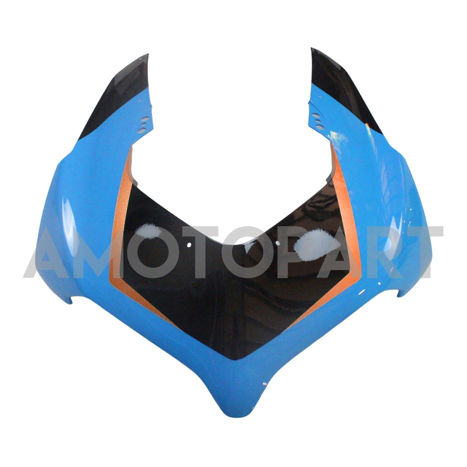 Amotopart Ducati 20-21 Panigale V4 V4S Blau&Orangefarbenes Verkleidungskit