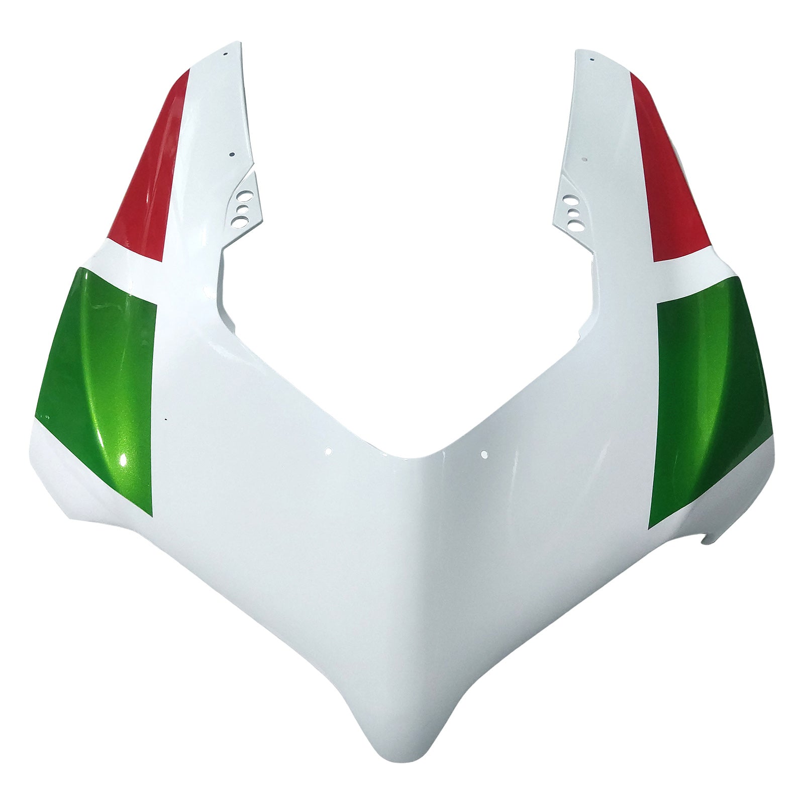 Amotopart Ducati 20-21 Panigale V4 V4S White Red & Green Fairing Kit