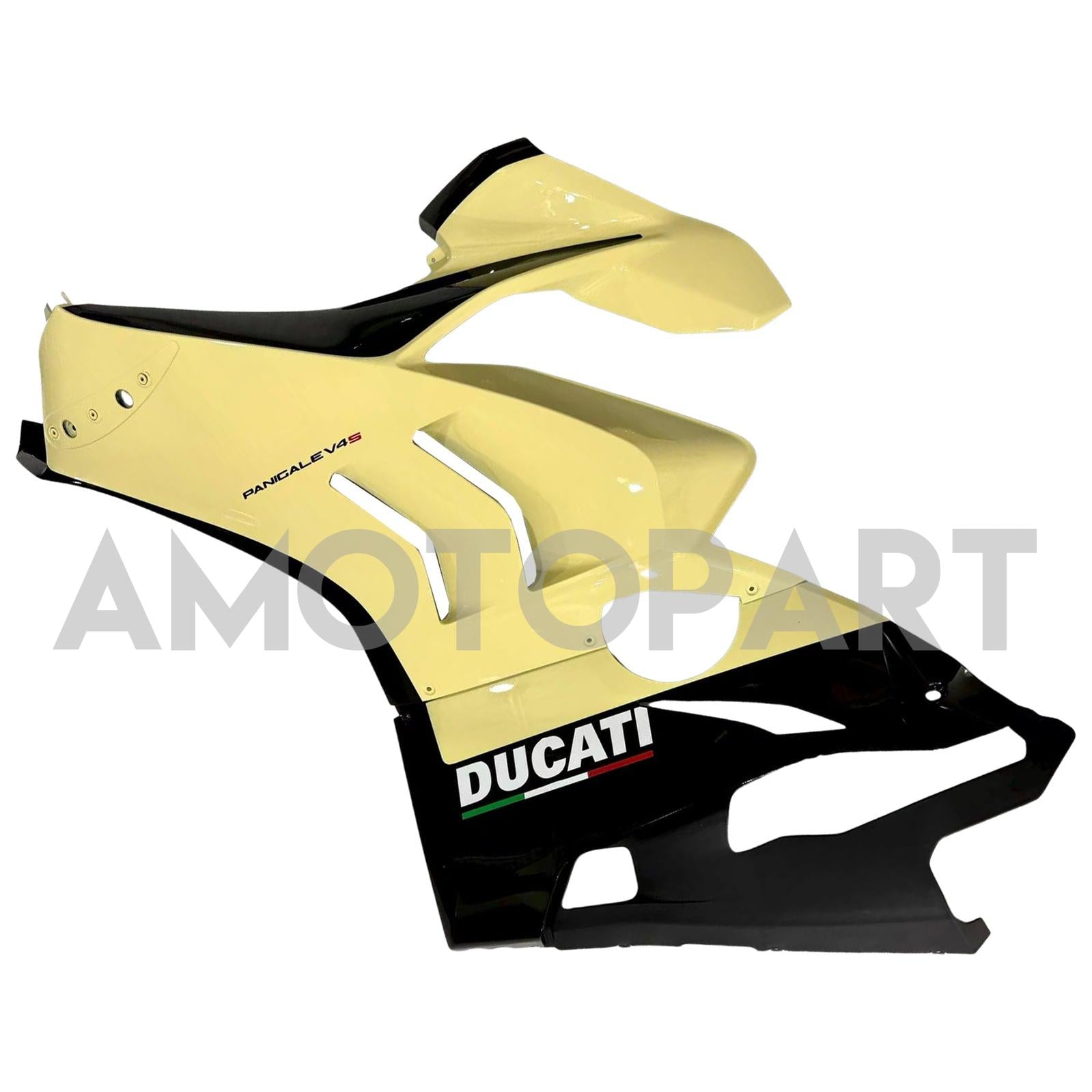 Amotopart Ducati 20-21 Panigale V4 V4S Yellow Fairing Kit