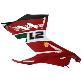 Amotopart Ducati 2020–2024 Panigale V2 Verkleidungssatz, rot/weiß