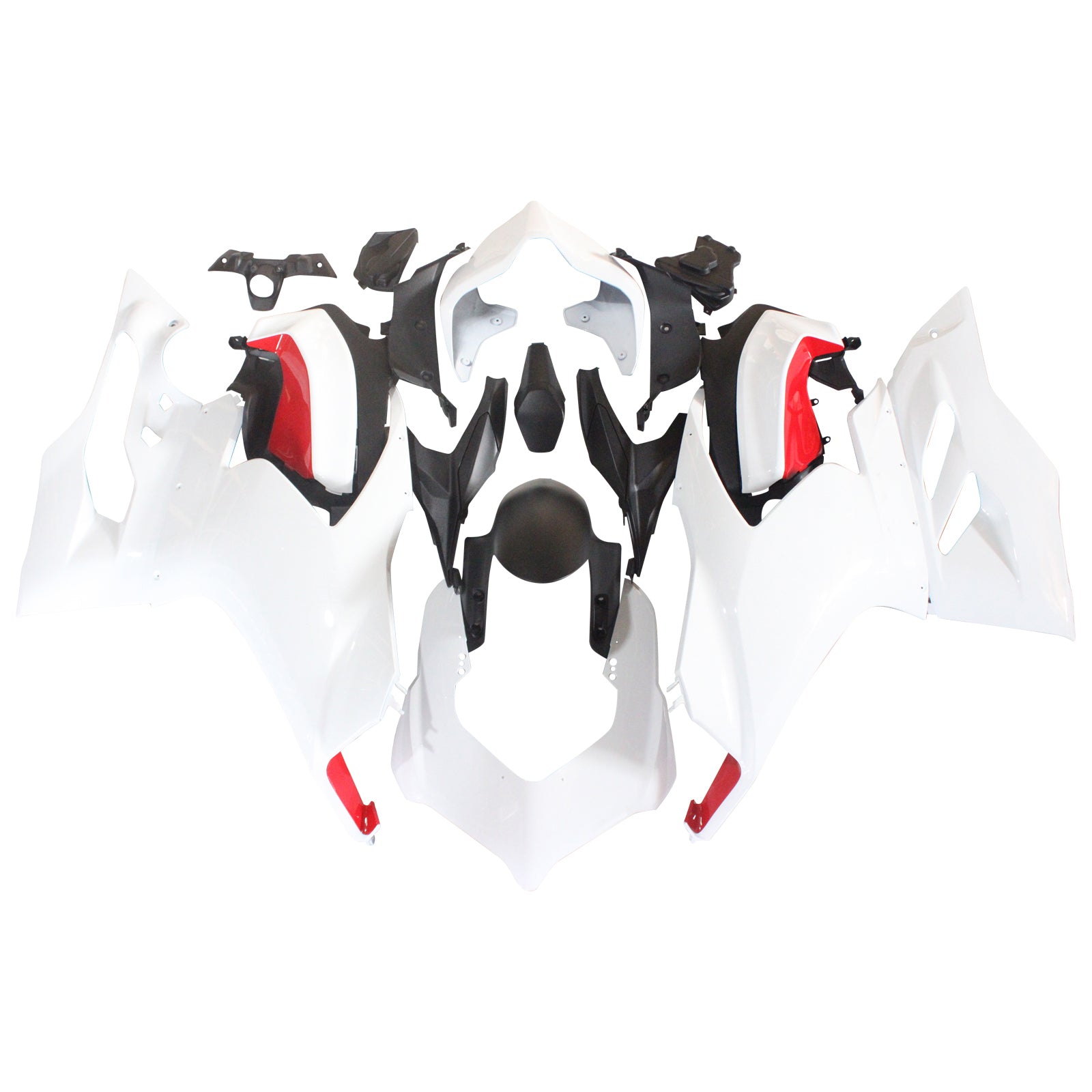 Amotopart Ducati 2020-2024 Panigale V2 ホワイト フェアリングキット