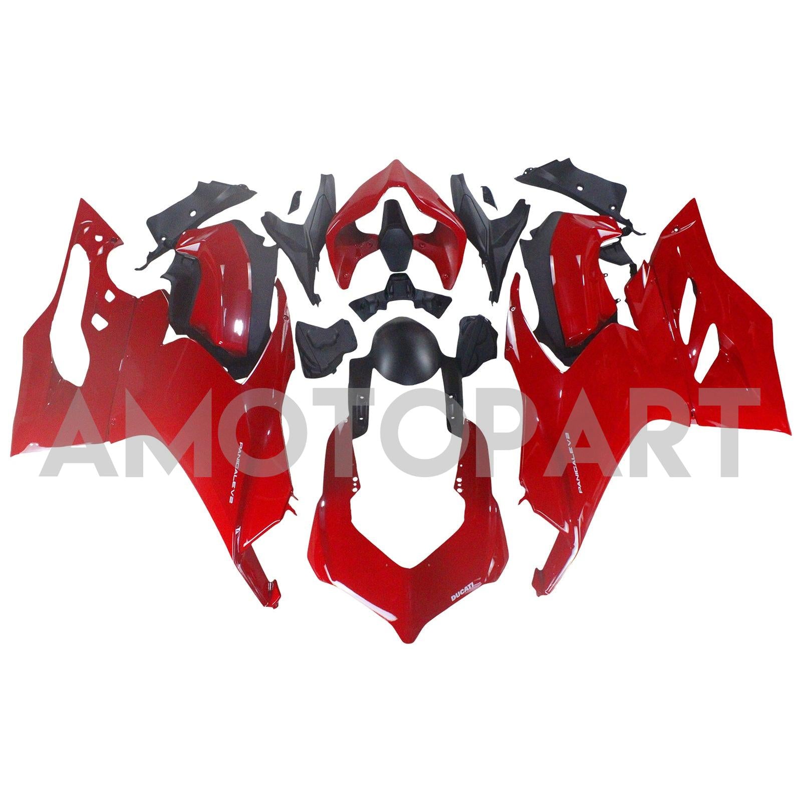 Amotopart Ducati 2020-2024 Panigale V2 Red Fairing Kit