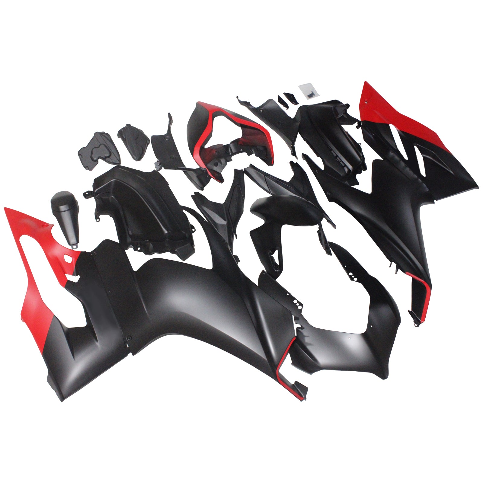 Amotopart 2020-2024 Ducati Panigale V2 Black&Red Fairing Kit