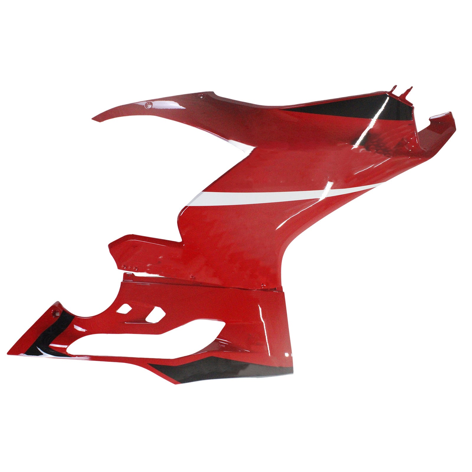 Amotopart 2020–2024 Ducati Panigale V2 Verkleidungsset, Rot mit weißem Logo