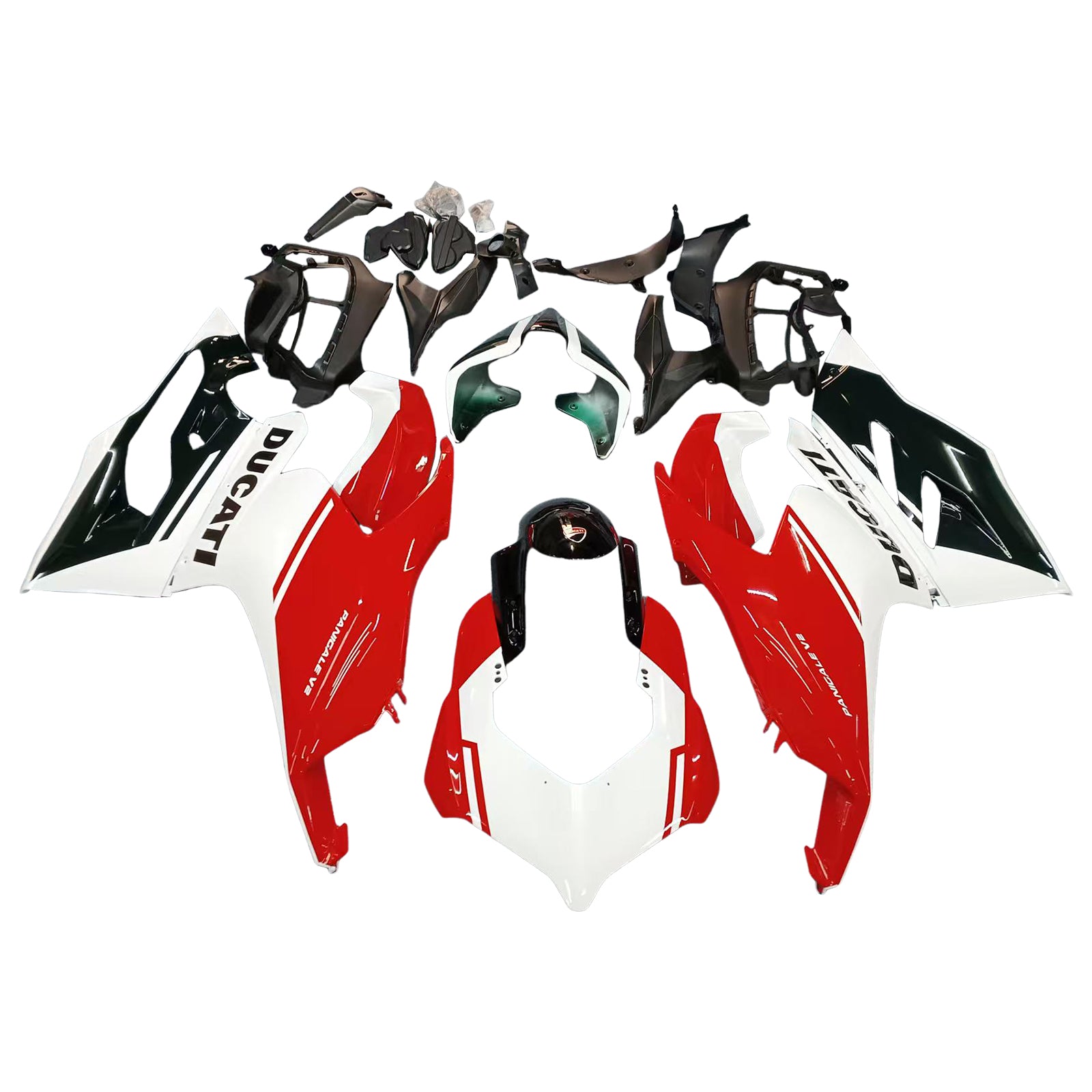Kit carena Amotopart 2020-2024 Ducati Panigale V2 Nero Bianco Rosso