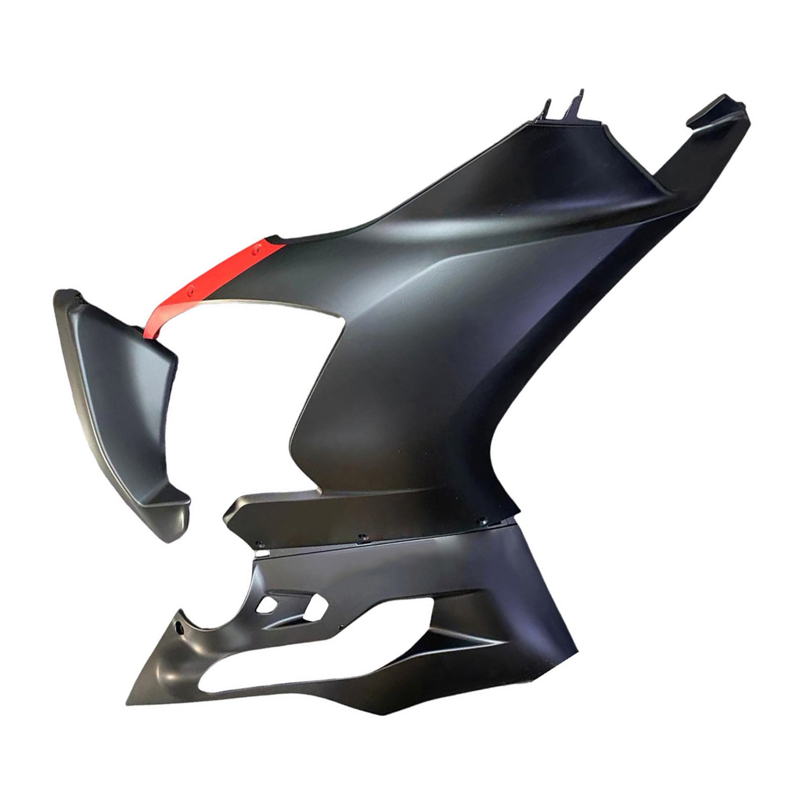 Amotopart 2020-2024 Ducati V2 Matte Black Silver Fairing Kit