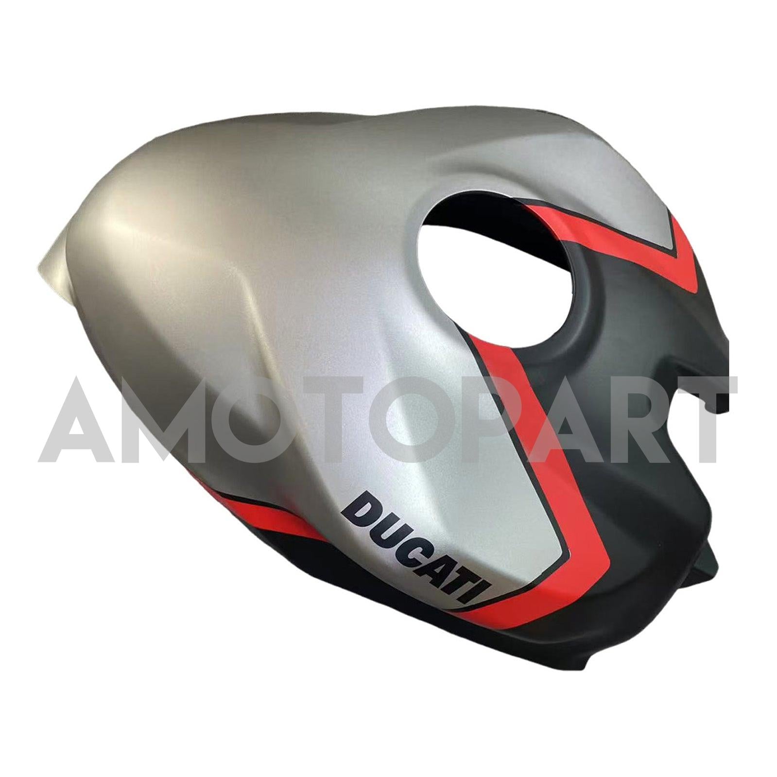 Amotopart 2020-2024 Ducati V2 Matte Black Silver Fairing Kit