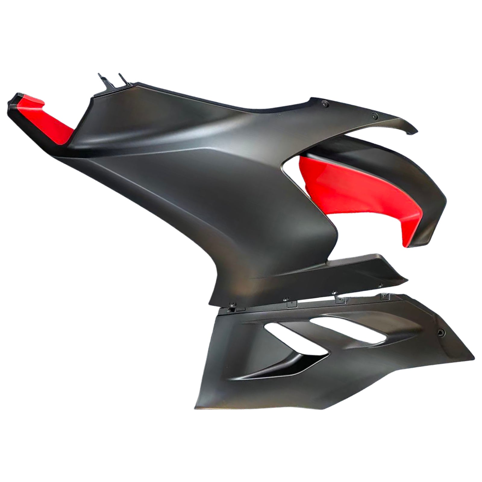 Amotopart 2020-2024 Ducati V2 Matte Black Fairing Kit