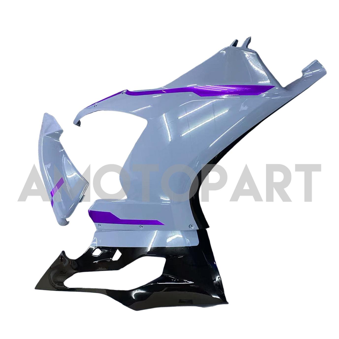 Amotopart 2020-2024 Ducati V2 Glossy Grey Black Dehnung Kit
