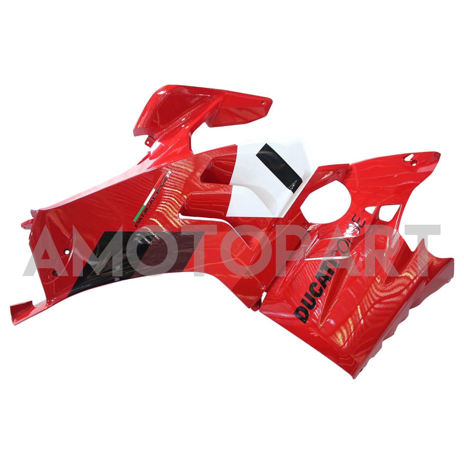 Amotopart Ducati 22-24 Panigale V4 V4S Black White Red Fairing Kit