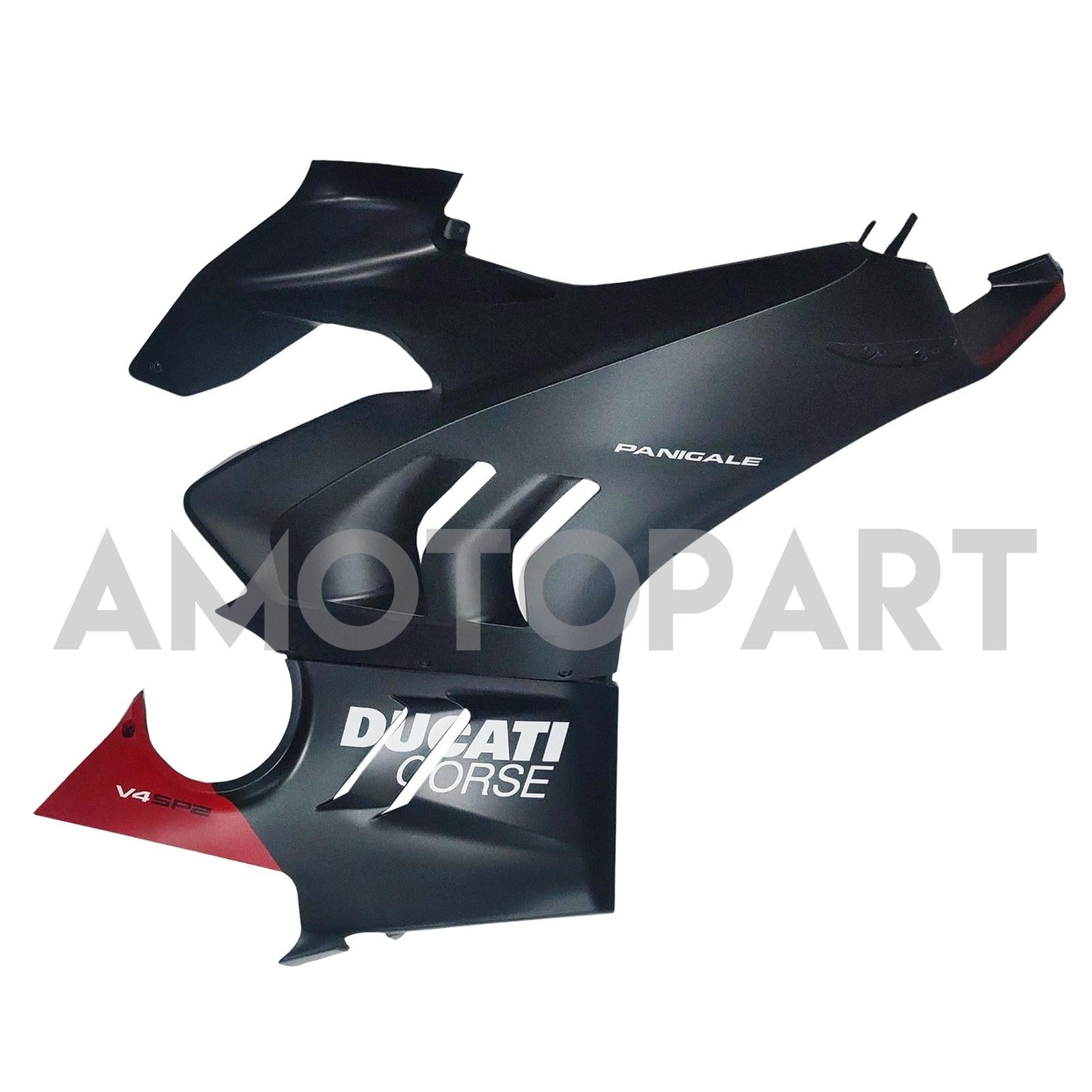 Amotopart Ducati 22-24 Panigale V4 V4S y 23-24 Panigale V4SP V4R Kit de carenado negro rojo blanco