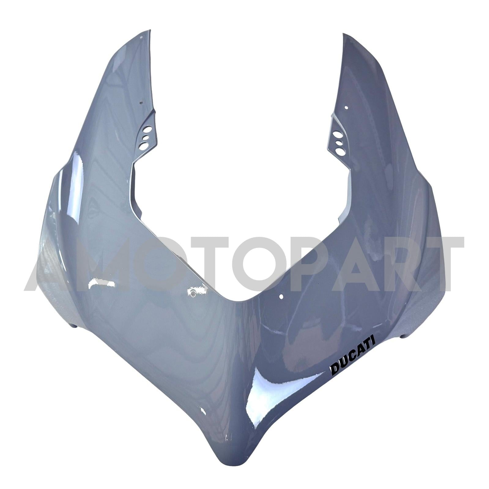 Amotopart Ducati 22-24 Panigale V4 V4S Black Light Grey Fairing Kit