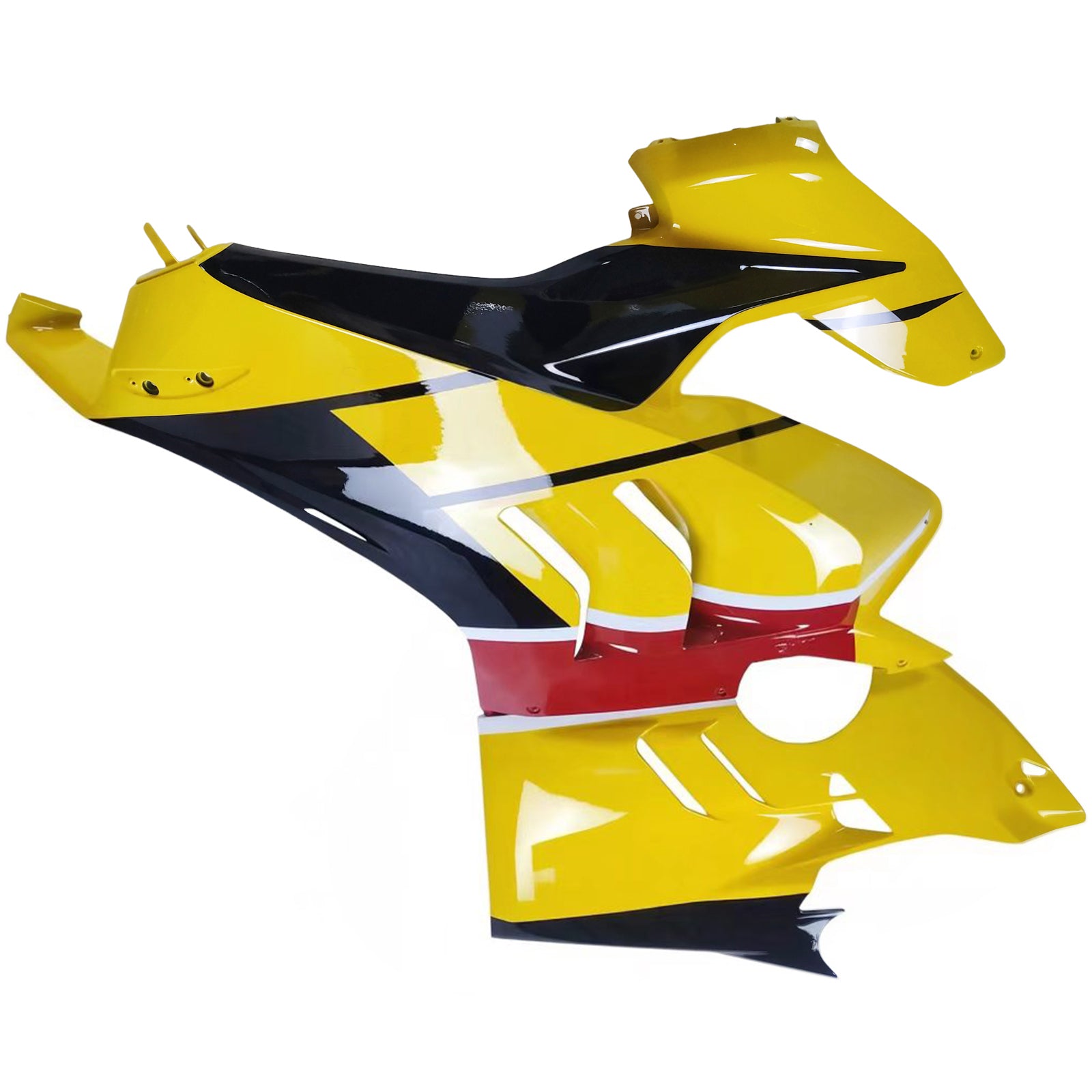 Amotopart Ducati 22-24 Panigale V4 V4S Black Yellow Red Fairing Kit