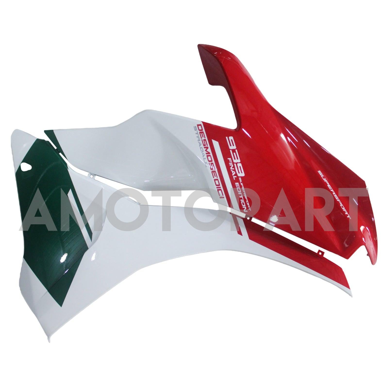 Amotopart 2017-2022 Ducati Supersport 939/939S White Green Red Dehnung Kit