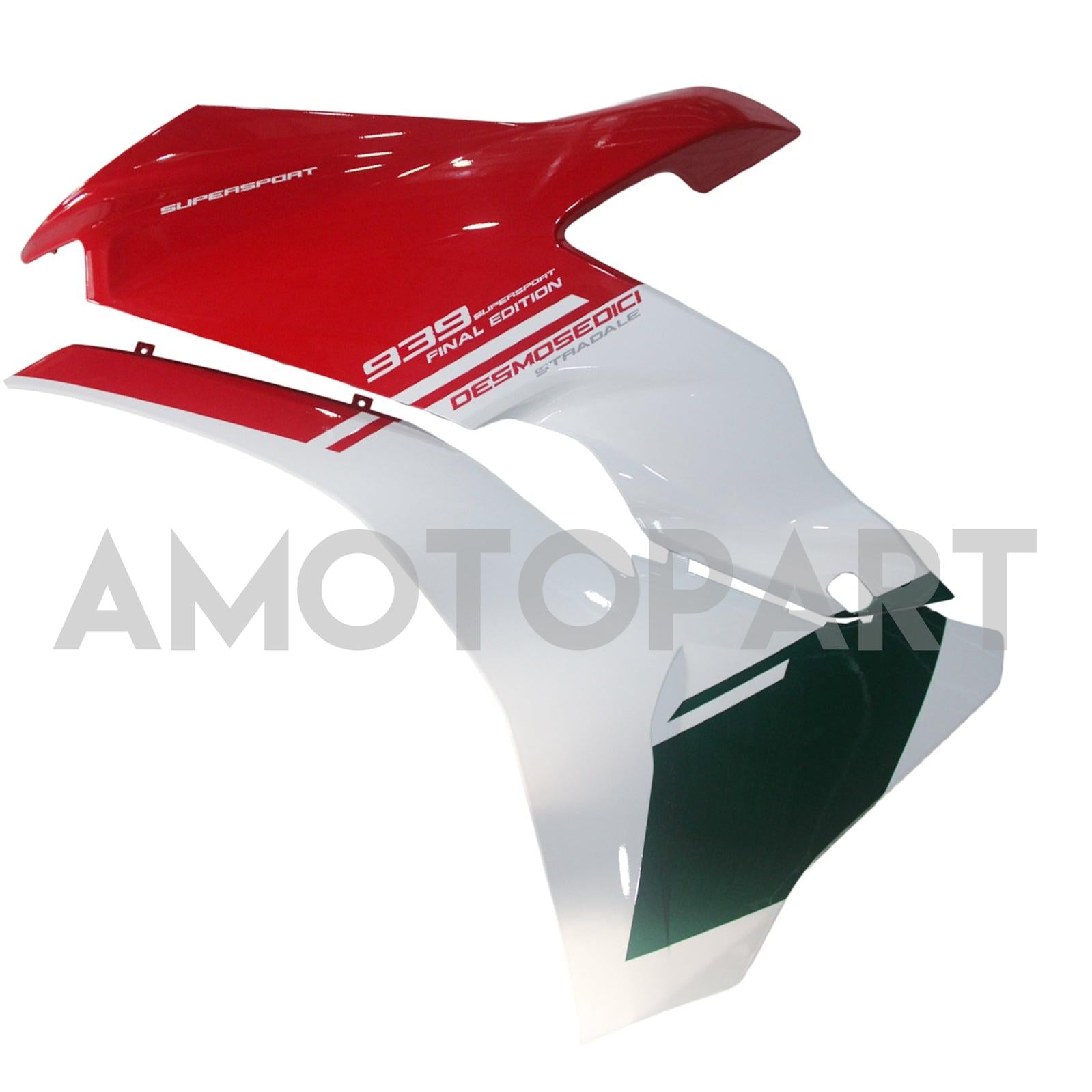 Amotopart 2017-2022 Ducati Supersport 939/939S White Green Red Dehnung Kit