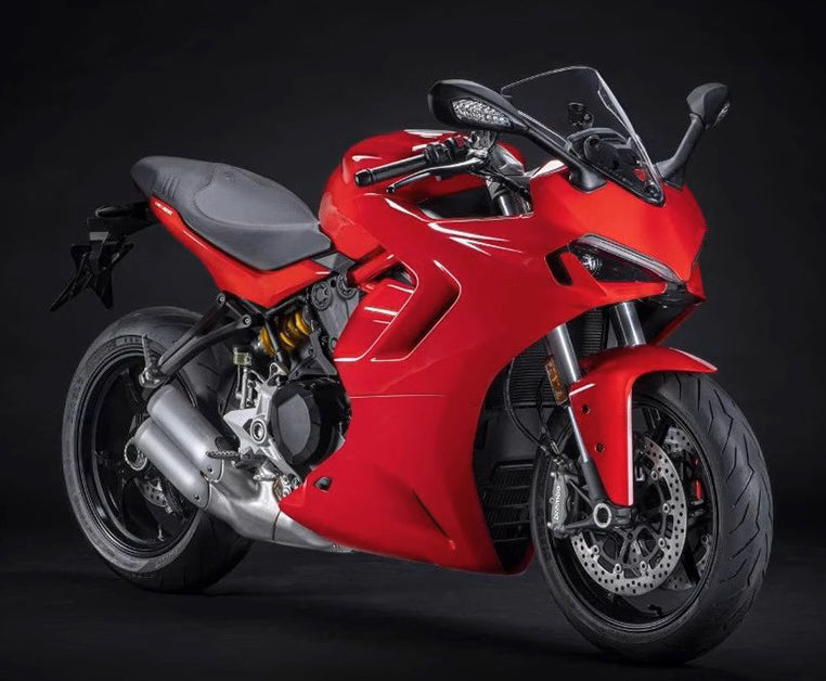 Amotopart 2021-2024 Ducati Supersport 950 / 950S Black Red Fairing Kit