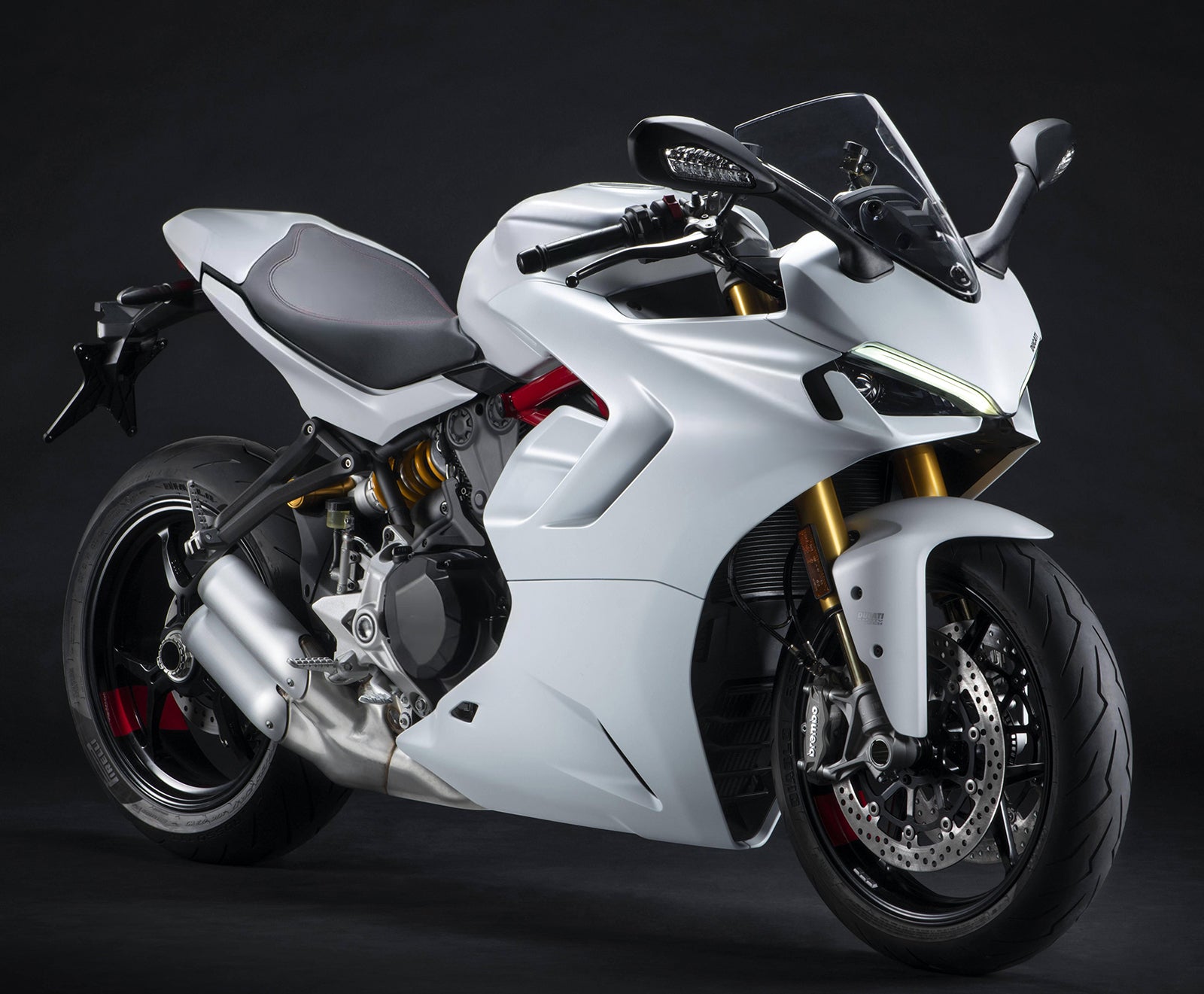 Amotopart 2021-2024 DUCATI SUPERSPORT 950 / 950S Glanzende witte kuipkit