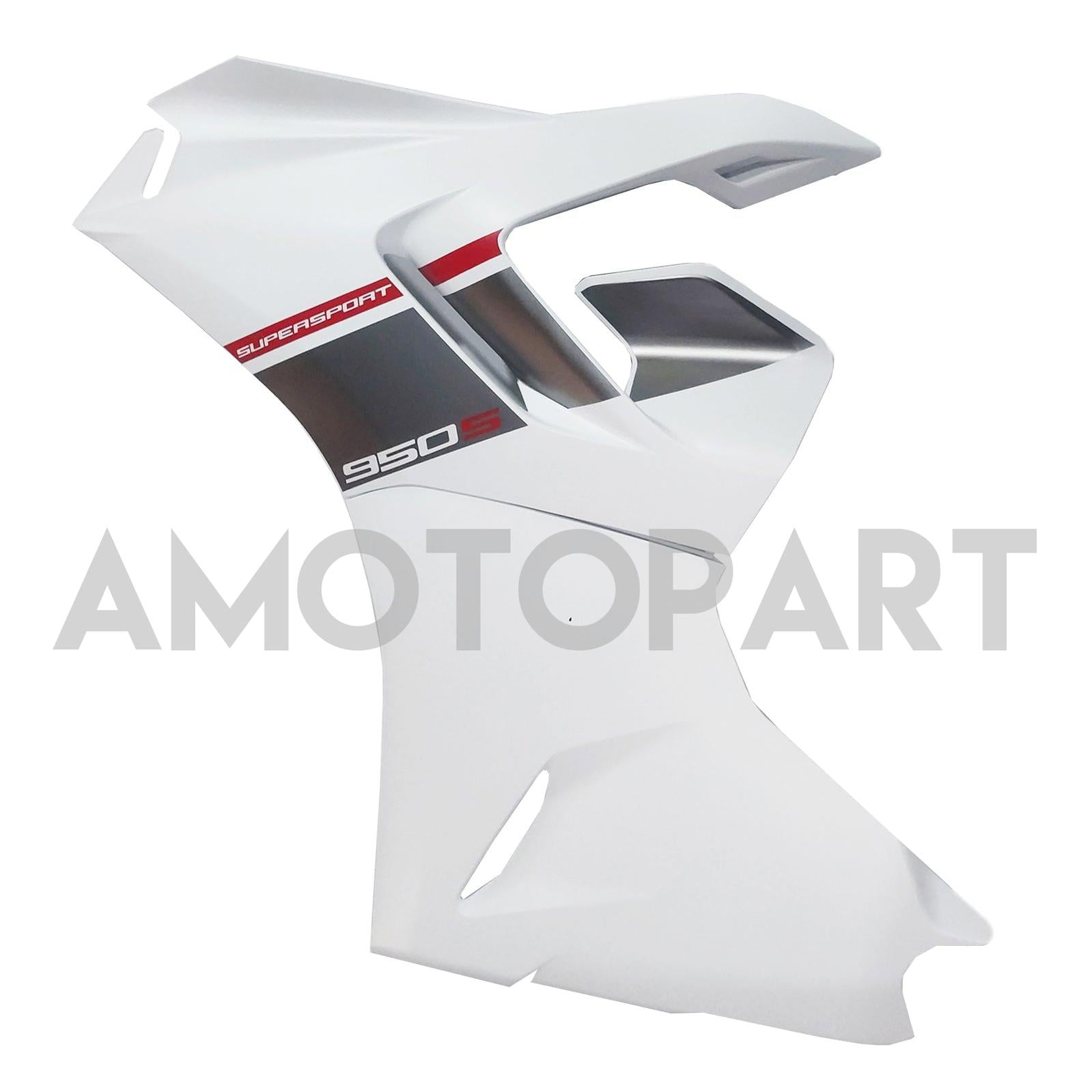 Amotopart 2021-2024 Ducati Supersport 950 / 950S White Red Fairing Kit