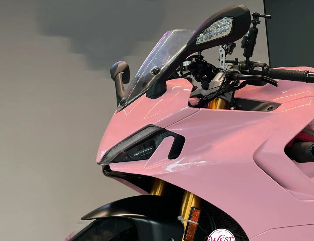 Amotopart 2021-2024 Ducati Supersport 950/950S Kit de carénage rose noir