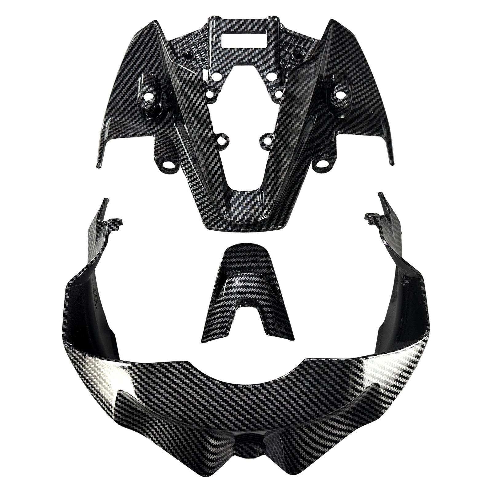 Amotopart 2020-2023 Ducati Street Fighter V4 Carbon Fiber Pattern Fairing Kit