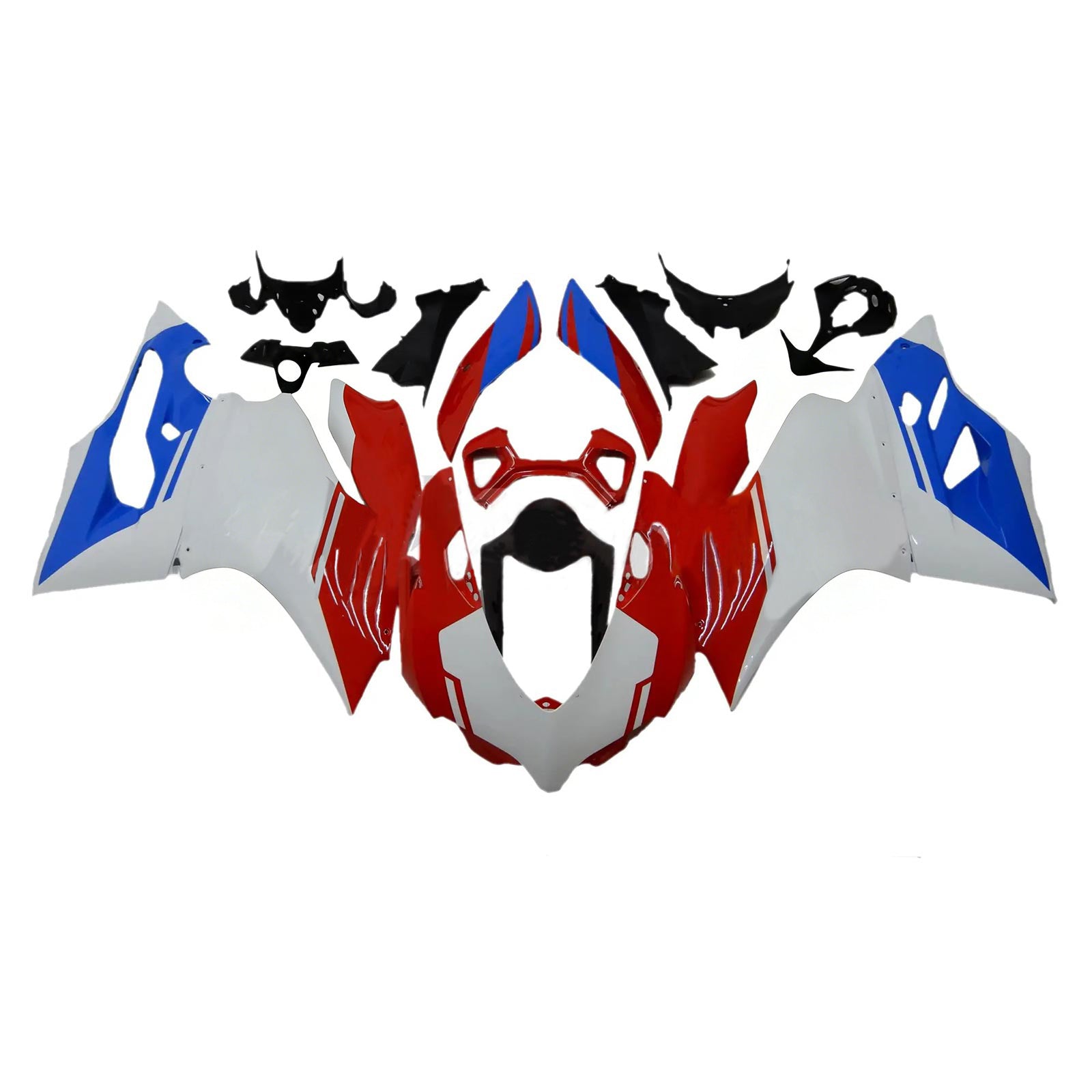 Amotopart 2012-2015 Ducati 899 Blue Red White Fairing Kit