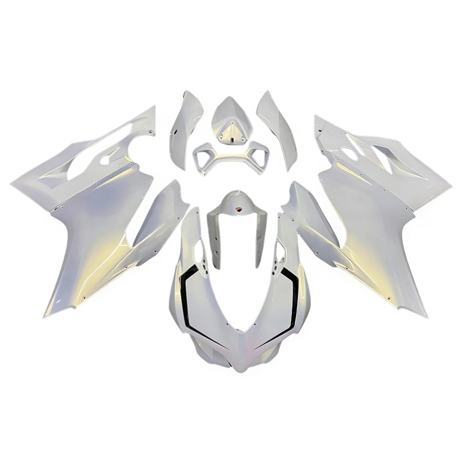 Amotopart 2012-2015 Ducati 899 Pearl White Fairing Kit