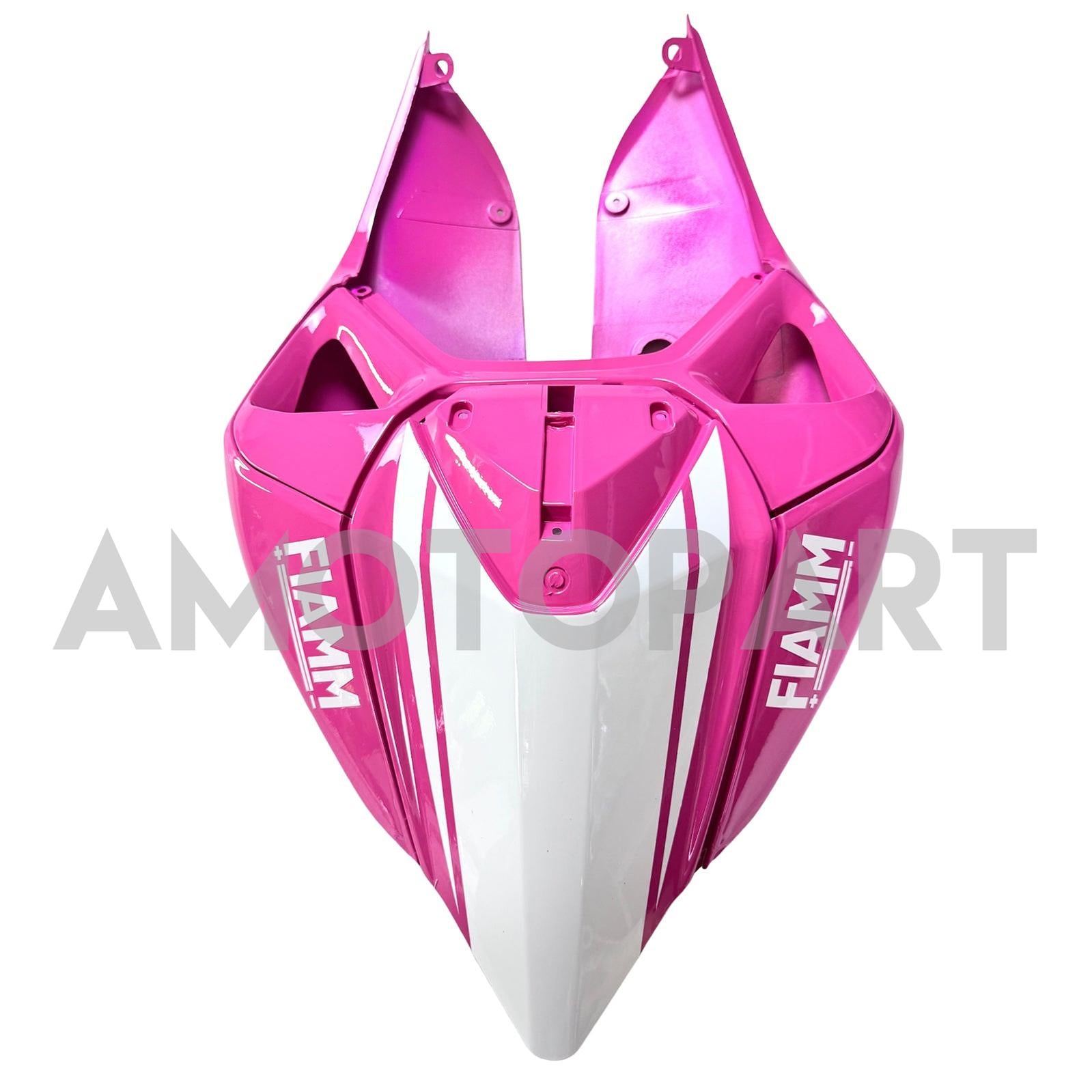 Amotopart 2012-2015 Ducati 899 Pink White Fairing Kit