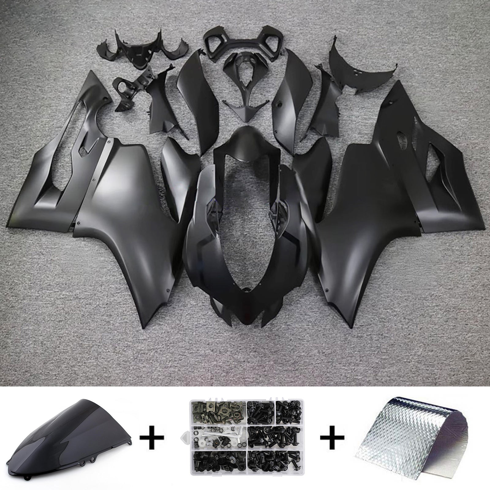 Amotopart 2012-2015 Ducati 899 マットブラック フェアリングキット