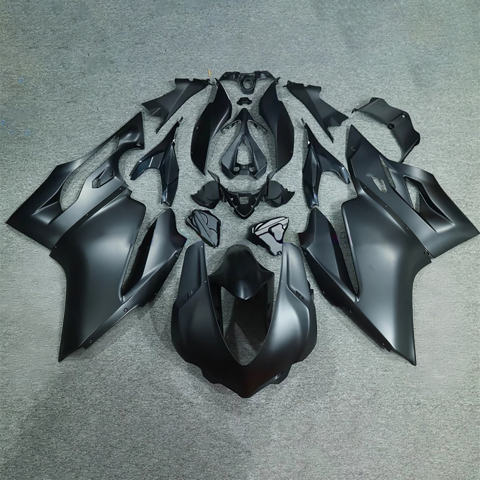 Amotopart 2015-2020 Ducati 959マットブラックホワイトフェアリングキット