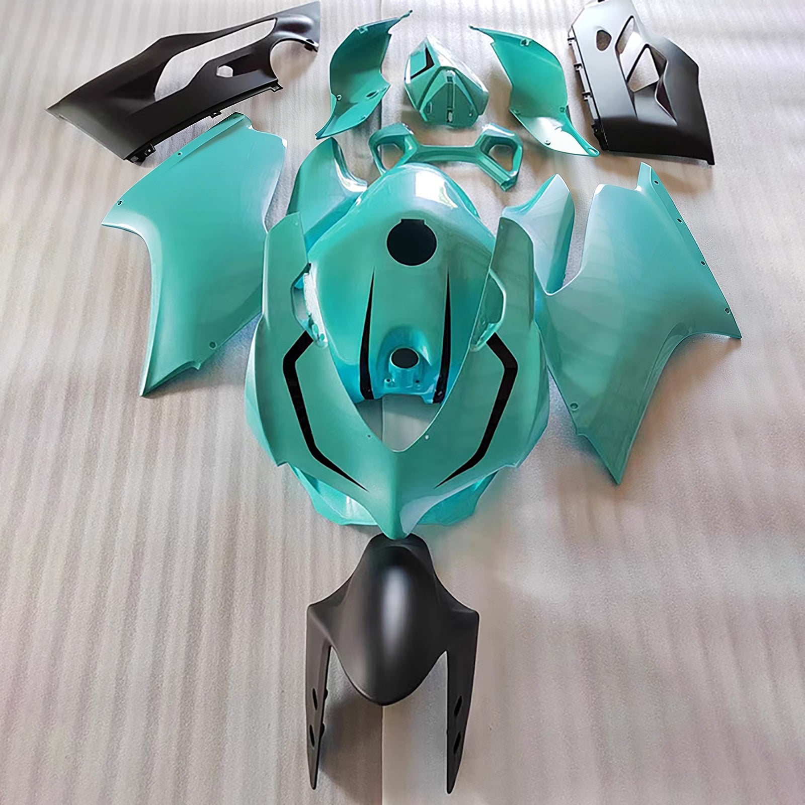 Amotopart 2015-2020 Ducati 959 Blue-Green Fairing Kit