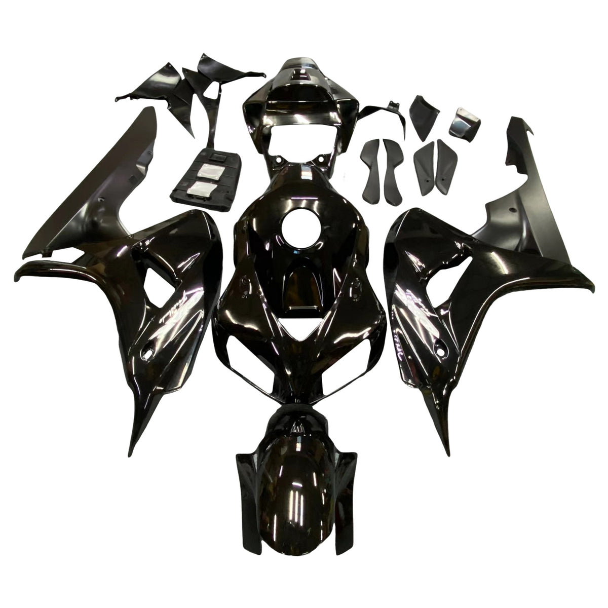 Amotopart Fairings Honda CBR1000RR 2006-2007 Fairing Gloss Black Fairing Kit