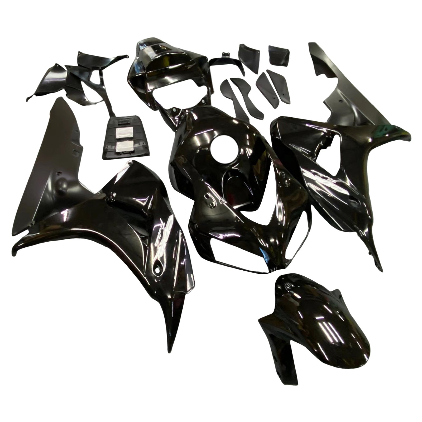 Amotopart Fairings Honda CBR1000RR 2006-2007 Fairing Gloss Black Fairing Kit